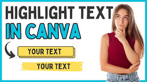 a text box with color in canva easy
