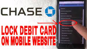 how to lock chase debit card on