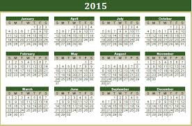 Fall 2015 Term Calendar