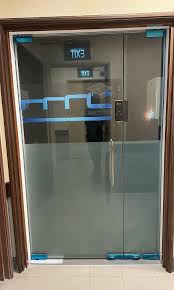 Glass Door Frosted Sticker And Logo