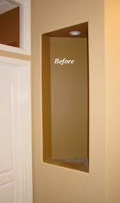 adding moldings to a wall niche