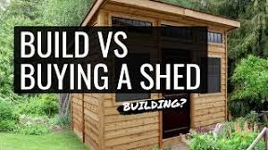 building a shed vs ing best