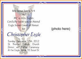 Eagle Scout Invitations Template Free You Get Ideas From