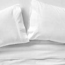 Organic Cotton White Queen Bed Sheet