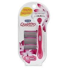 Infused with pomegranate extracts, it moisturizes skin during shaving and will leave the skin smooth and radiant. Schick Quattro Women Razor With 4 Razor Blade Refills Each Jewel Osco