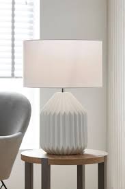 light porcelain table lamp