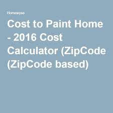 homewyse calculator cost to paint home