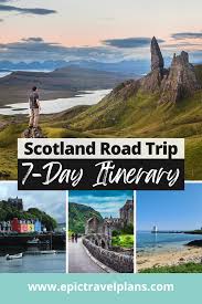 7 day self drive tour of scotland