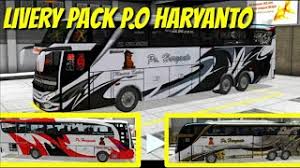 Download bus simulator livery hd pro apk for android. Livery Pack P O Haryanto Cara Pasang Dan Review Livery Bussid Shd Hd By Arya Birama