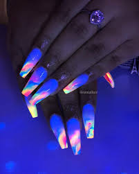 glow in the dark nails techno glow inc