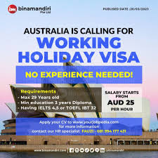 australia working holiday visa