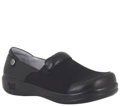 Alegria Leather Slip On Shoes Keli Qvc Com