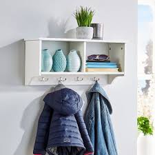 coat hooks racks shelves wall