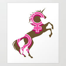 Female Symbol Unicorn Magical Unicorn