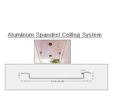 aluminum spandrel ceiling system id