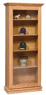 sliding door solid wood bookcase from