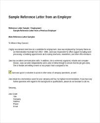 Job Reference Letter Example Best Of Work Reference Template
