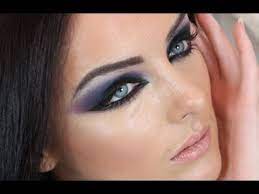 haifa wehbe arabic makeup tutorial blue