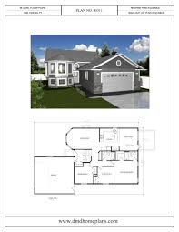 bi level plans with garage dmd home plans