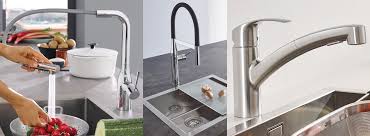 grohe single lever kitchen taps for