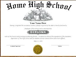 Homeschool Diploma Template High School Diploma Template Free