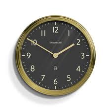 newgate the radial brass wall clock