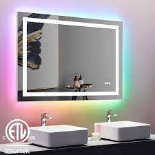 Lighted Wall Bathroom Vanity Mirror