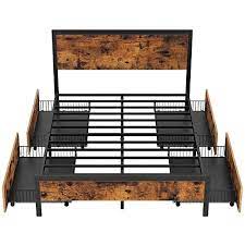 rolanstar queen bed frame with
