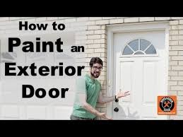 How To Paint An Exterior Door Like A