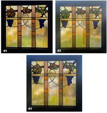 Antique C1925 Stained Glass Windows