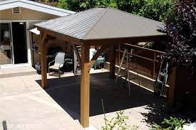 Build A Diy Patio Gazebo From A Kit