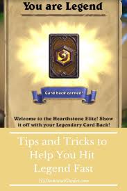 Some players enjoy decks that are fast, others prefer a slower, more controlled pace, and others like to assemble intricate combos. Tips To Get Fast Legend In Hearthstone Hs Decks And Guides