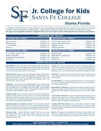 Jr College For Kids Santa Fe College