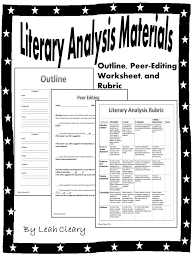 Short story literary analysis criteria
