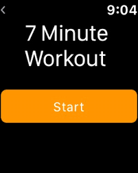 7 minute workout on the app