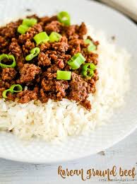 super easy korean ground beef and rice