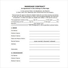 28 wedding contract templates
