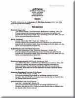 Reverse Chronological Resume Samples Job Placement Cooperative