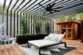 Rooftop Spa Deck With Outdoor Sauna