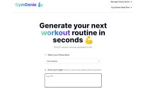 workout routine generators
