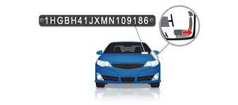 a vin vehicle identification number