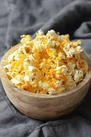 homemade cheesy cheddar popcorn aleka