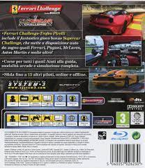The game was developed by eutechnyx and published by system 3. Bles01451 Ferrari Challenge Trofeo Pirelli Supercar Challenge