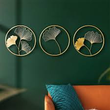 Circular Gold Wall Frames Luxury Wall
