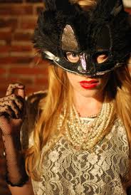 wear makeup inside masquerade masks