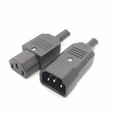 Bán Buôn Đen IEC320 C13/C14 Đa Năng Khung Xe Bộ Đổi Nguồn Nam Nữ Cắm 10A  250V Rewireable AC Ổ Cắm Nguồn Điện Convertor|International Plug Adaptor