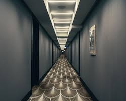 golden cut luxury hotel carpet