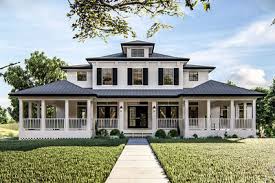 country home plan with wraparound porch
