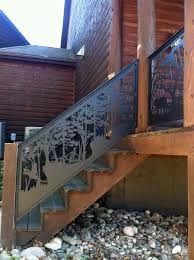 Stair Balcony Railing For Log Hunting