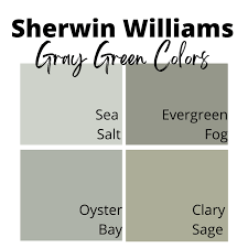 Gray Green Paint Colors